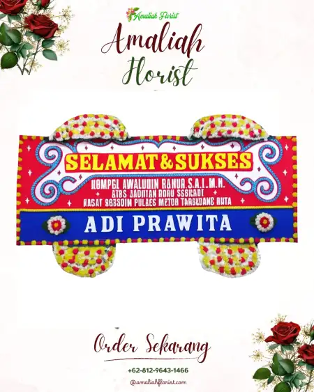 Papan Bunga Ucapan Selamat Soya