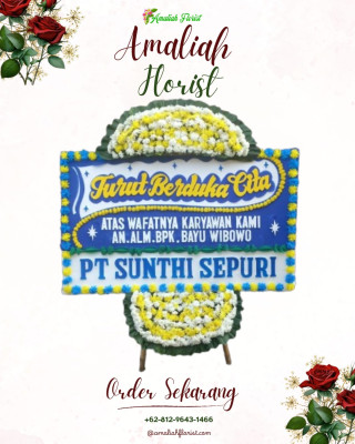 Papan Bunga Duka di Soya