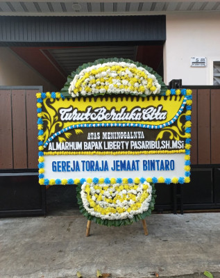 Papan Bunga Duka di Soya