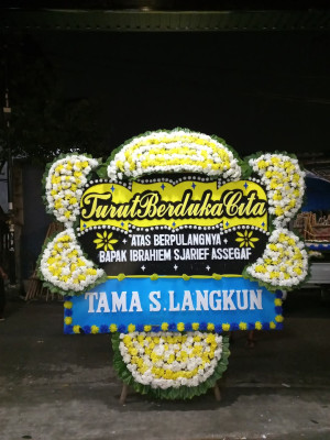 Papan Bunga Duka di Soya